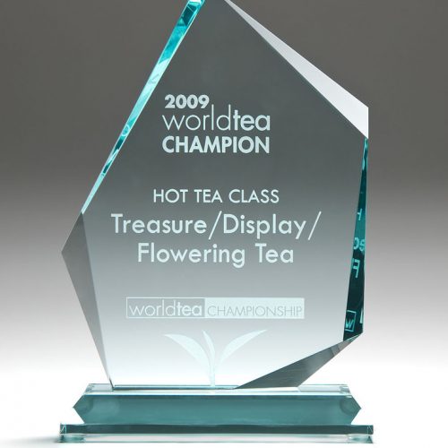 World tea champion glass award