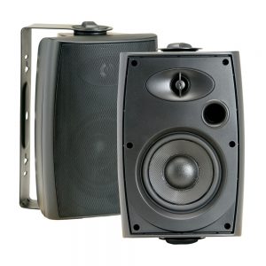 Web products, studio, location, Dennon sterio speakers